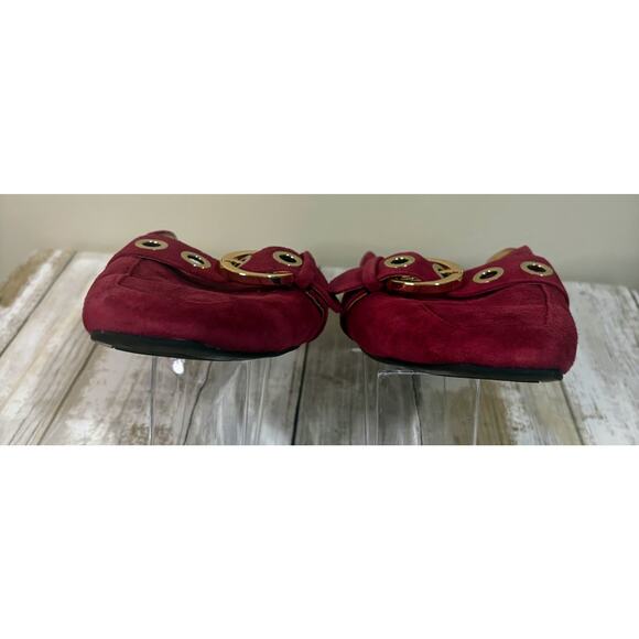 Nine West Women's Crimson Suede Nariya Mules Size 8M - Picture 5 of 7